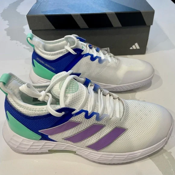 adidas gazelle silver green womens Adidas Adizero Ubersonic 4 Womens Tennis Shoes main image 1